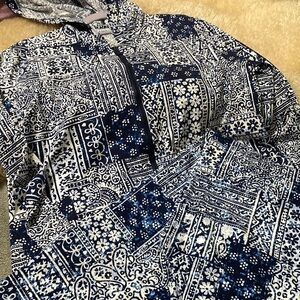 Lands end jogger set size M